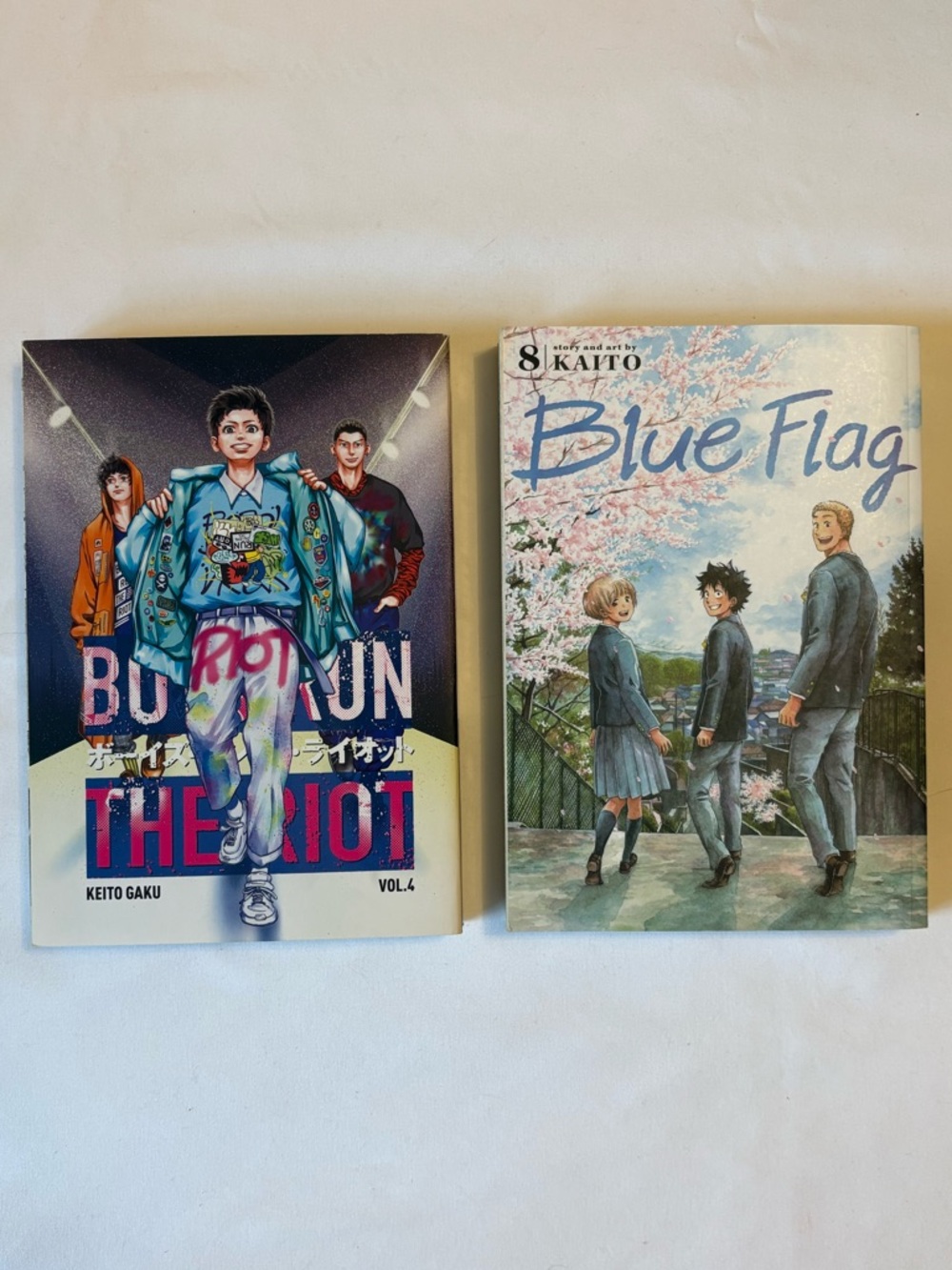 Blue Flag Volume 8 & Boys Run the Riot Vol. 4